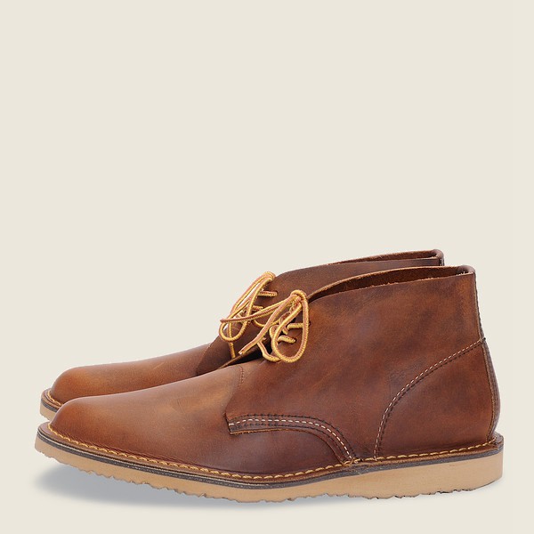 Chaussures Red Wing Heritage - Weekender - Chukkar Rough & Tough Cuir - Marron - Homme 915SJQHED